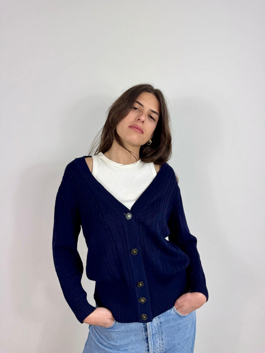 CARDIGAN DI FILO POLLINI