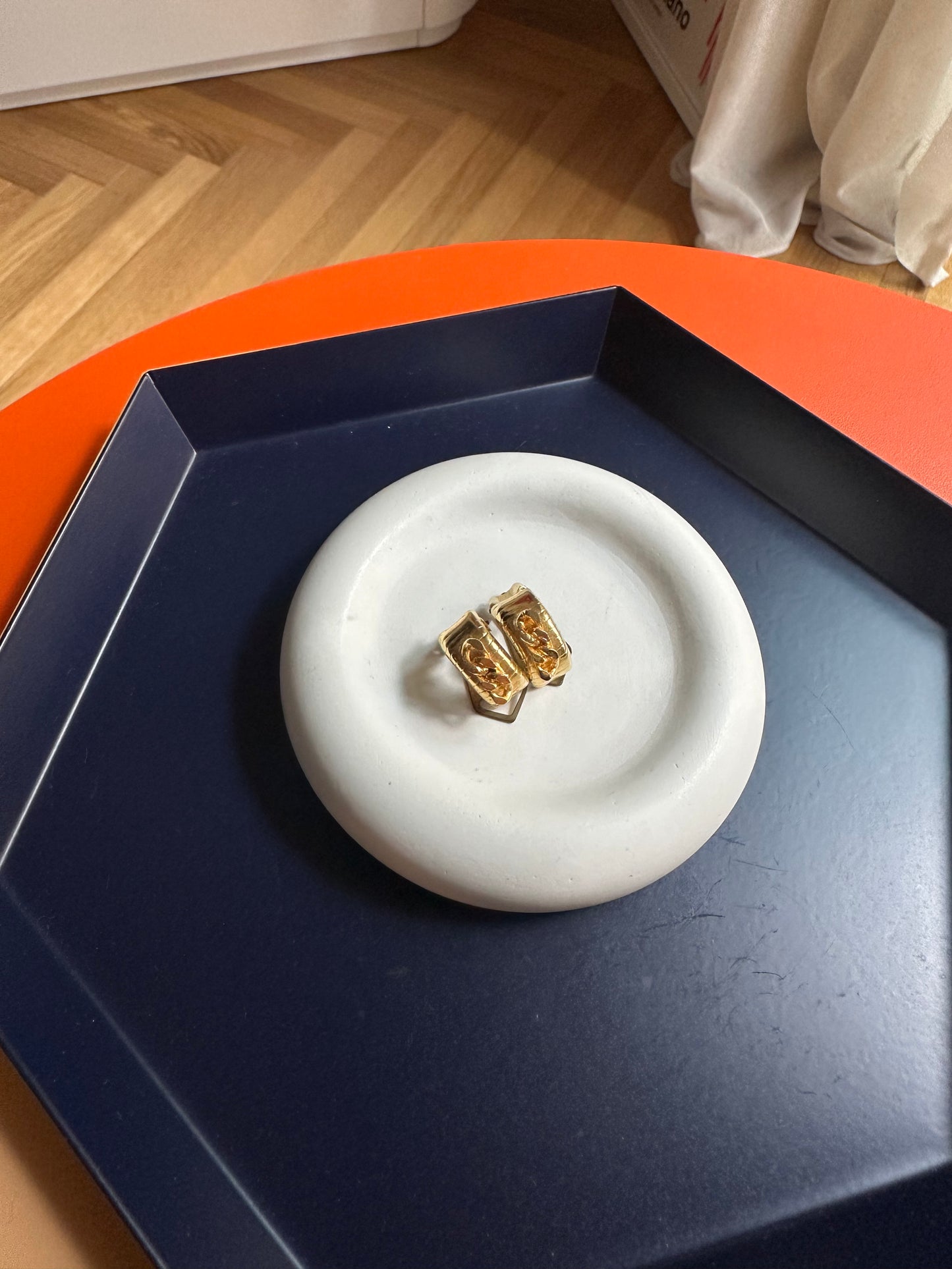 ORECCHINI DORATI CON CLIP