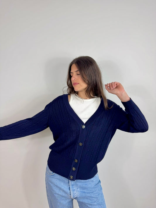 CARDIGAN DI FILO POLLINI