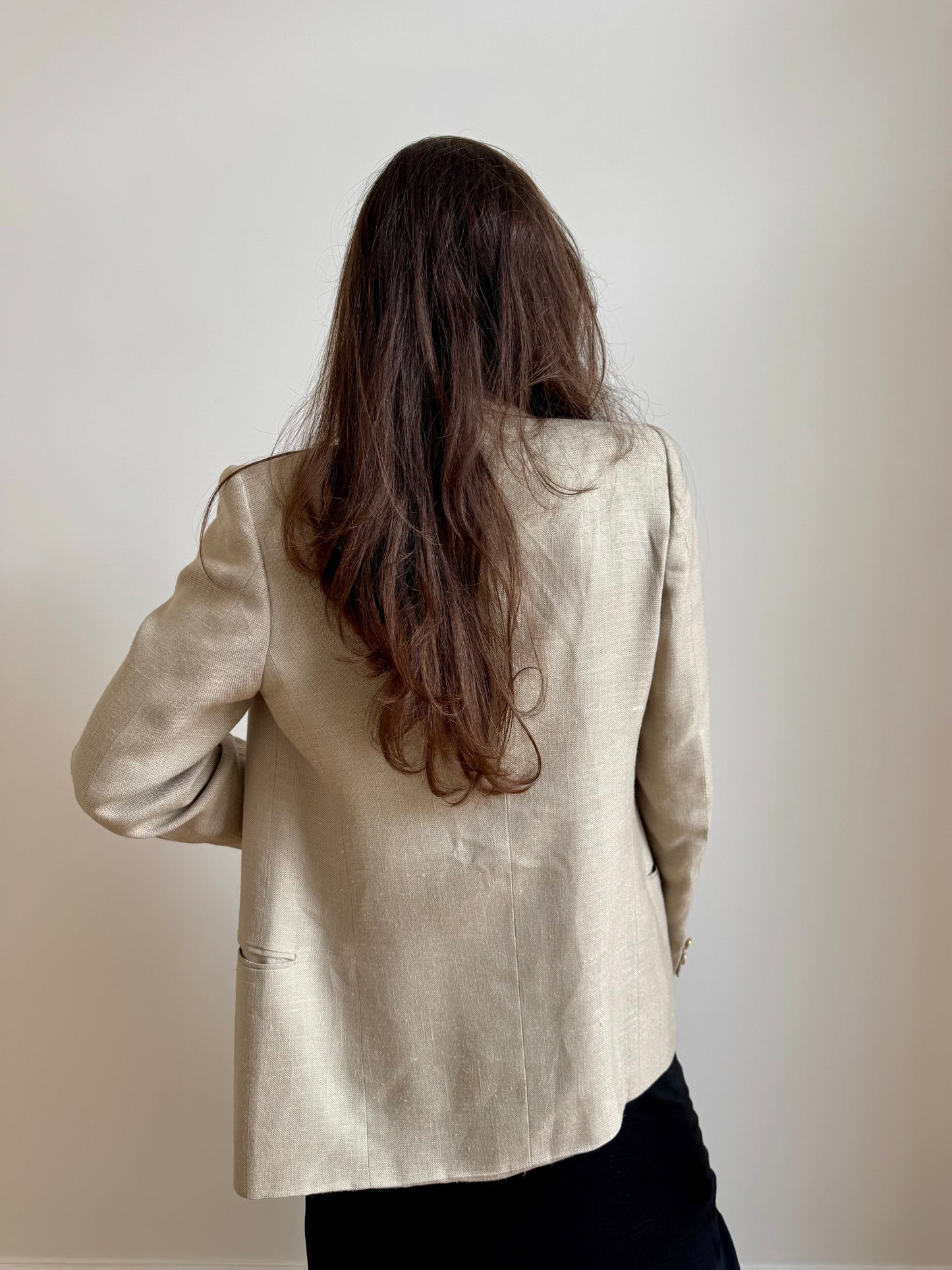 BLAZER DOPPIO PETTO IN LINO