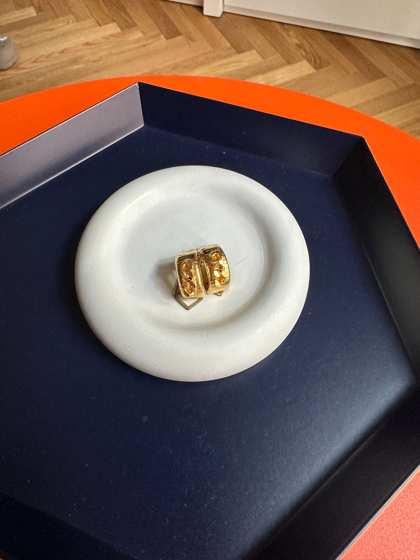 ORECCHINI DORATI CON CLIP