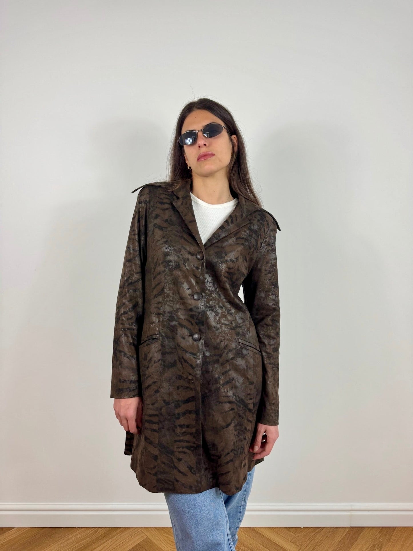 CAPPOTTO VINTAGE ANIMALIER