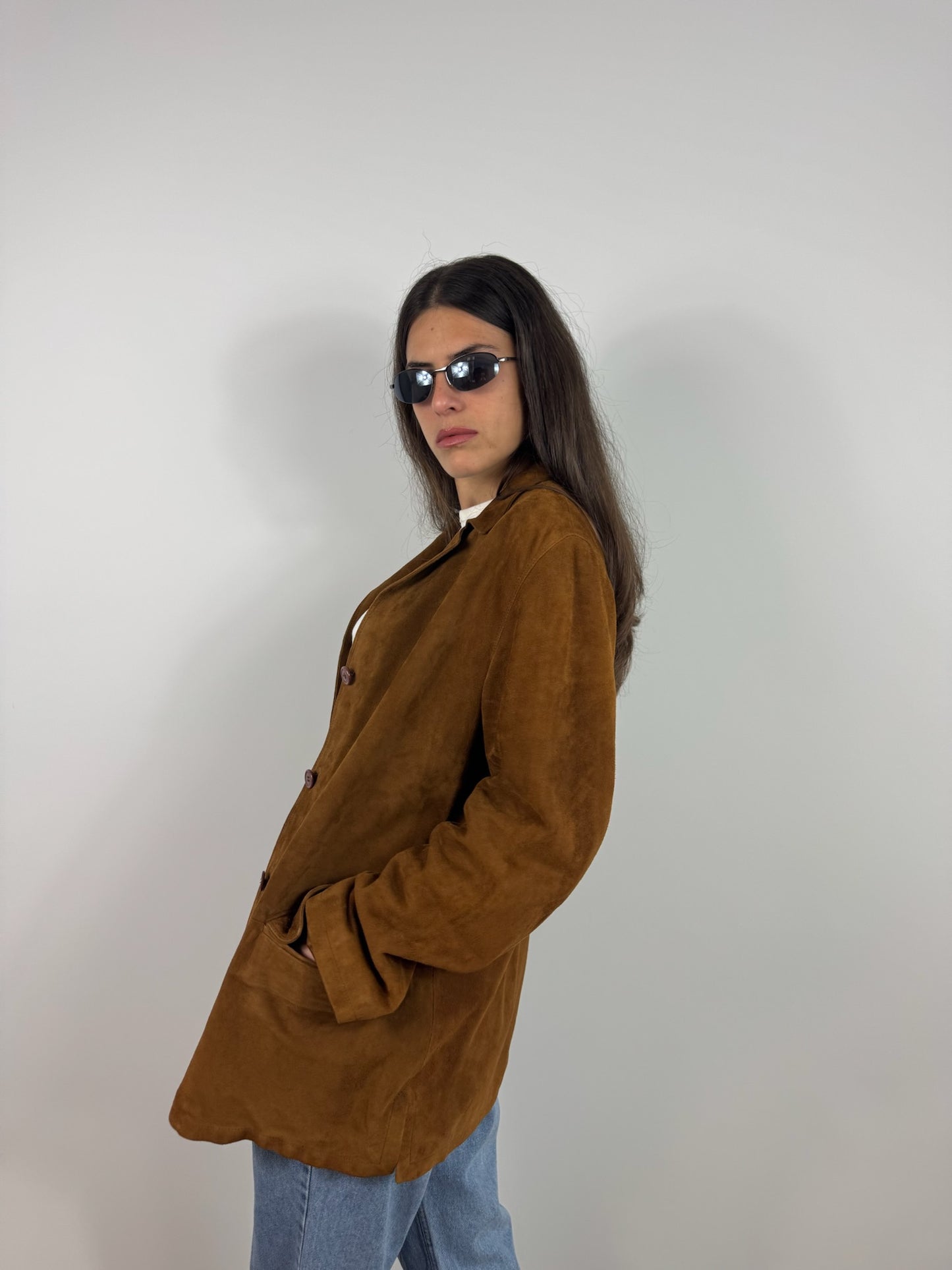 GIACCA IN TABACCO SUEDE