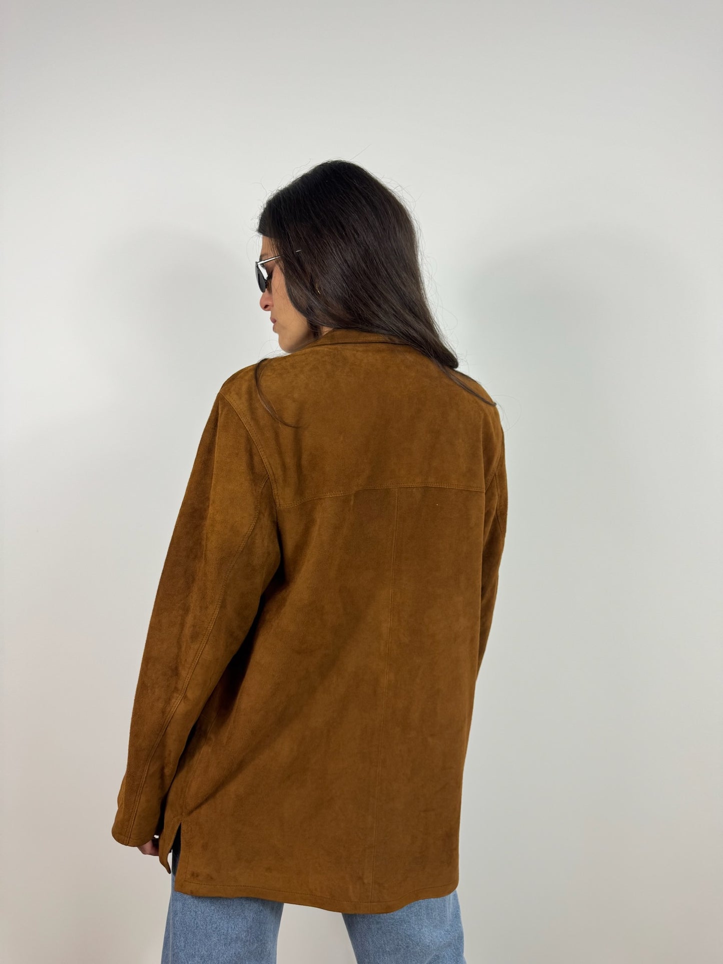 GIACCA IN TABACCO SUEDE