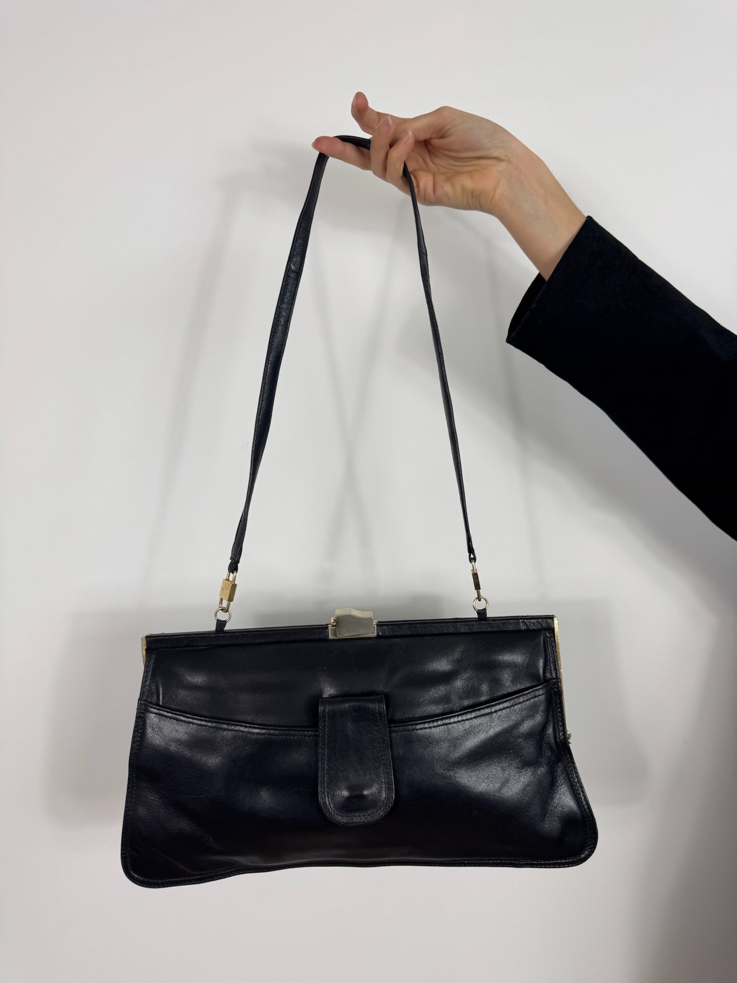 BORSA A SPALLA BLU NAVY