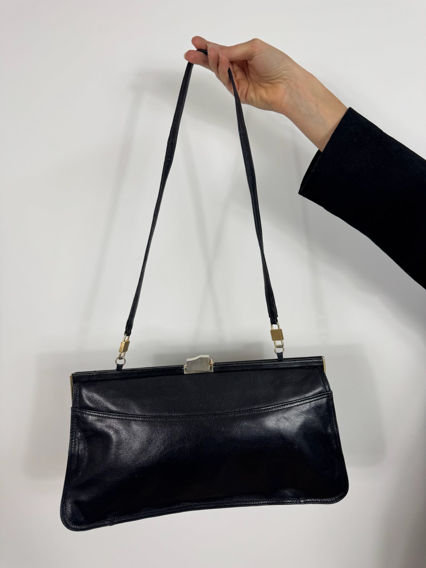 BORSA A SPALLA BLU NAVY
