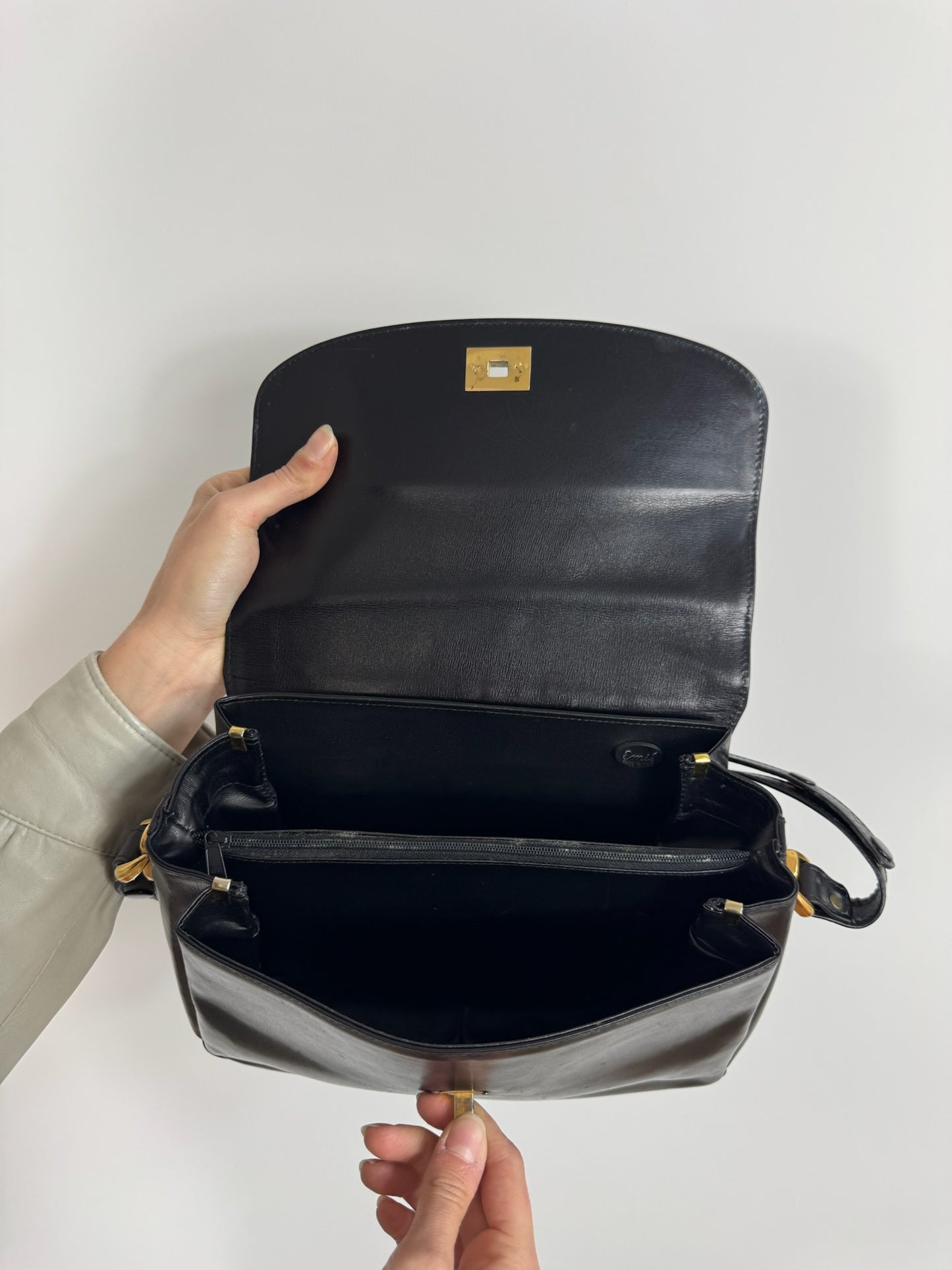 BORSA A SPALLA IN VERA PELLE