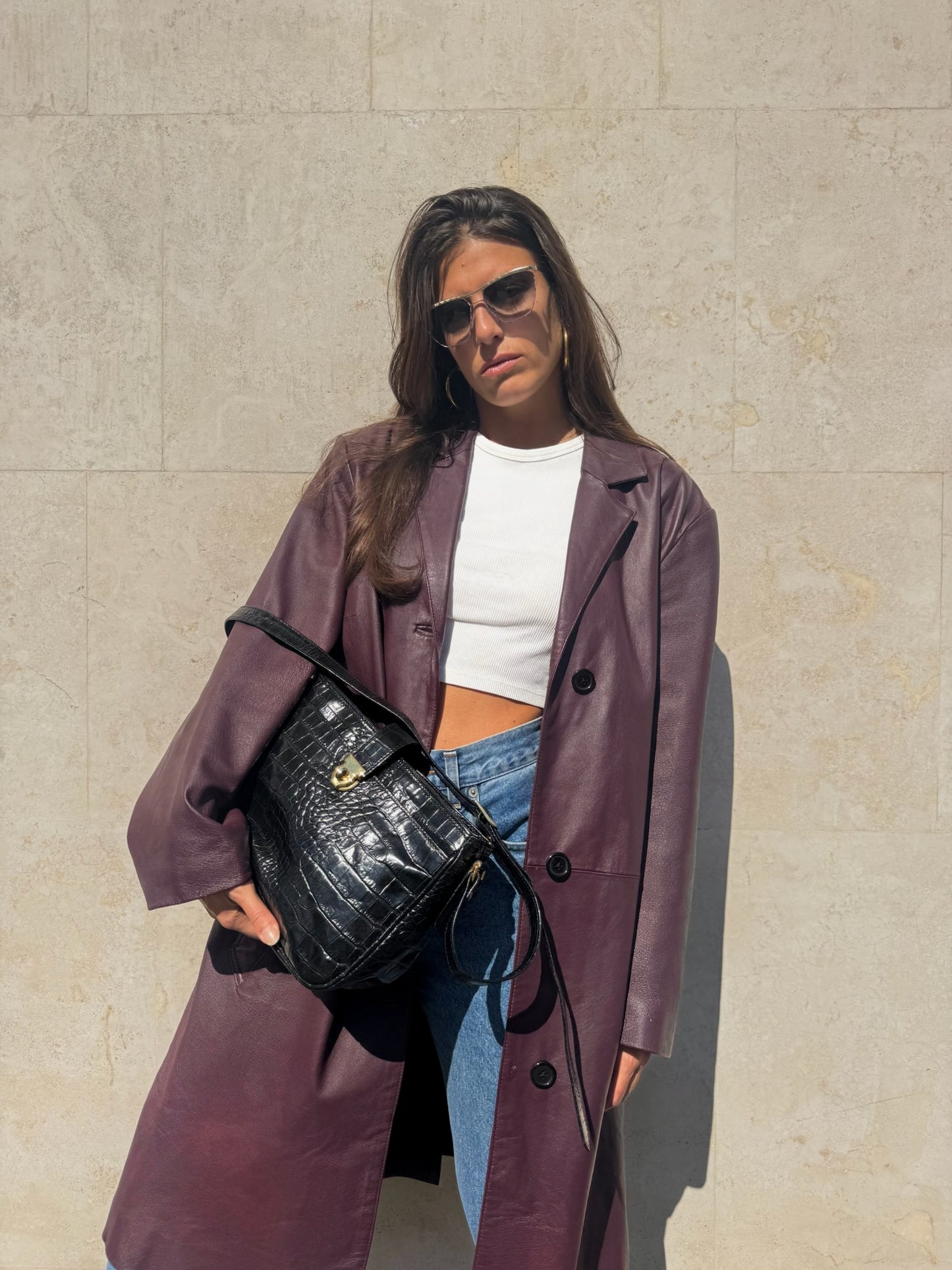 CROSSBODY BAG NERA IN PELLE