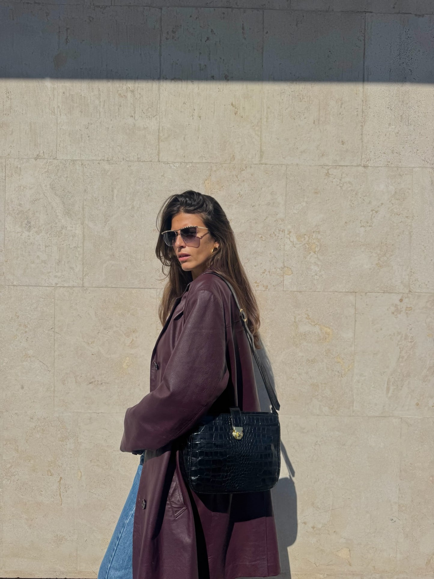 CROSSBODY BAG NERA IN PELLE