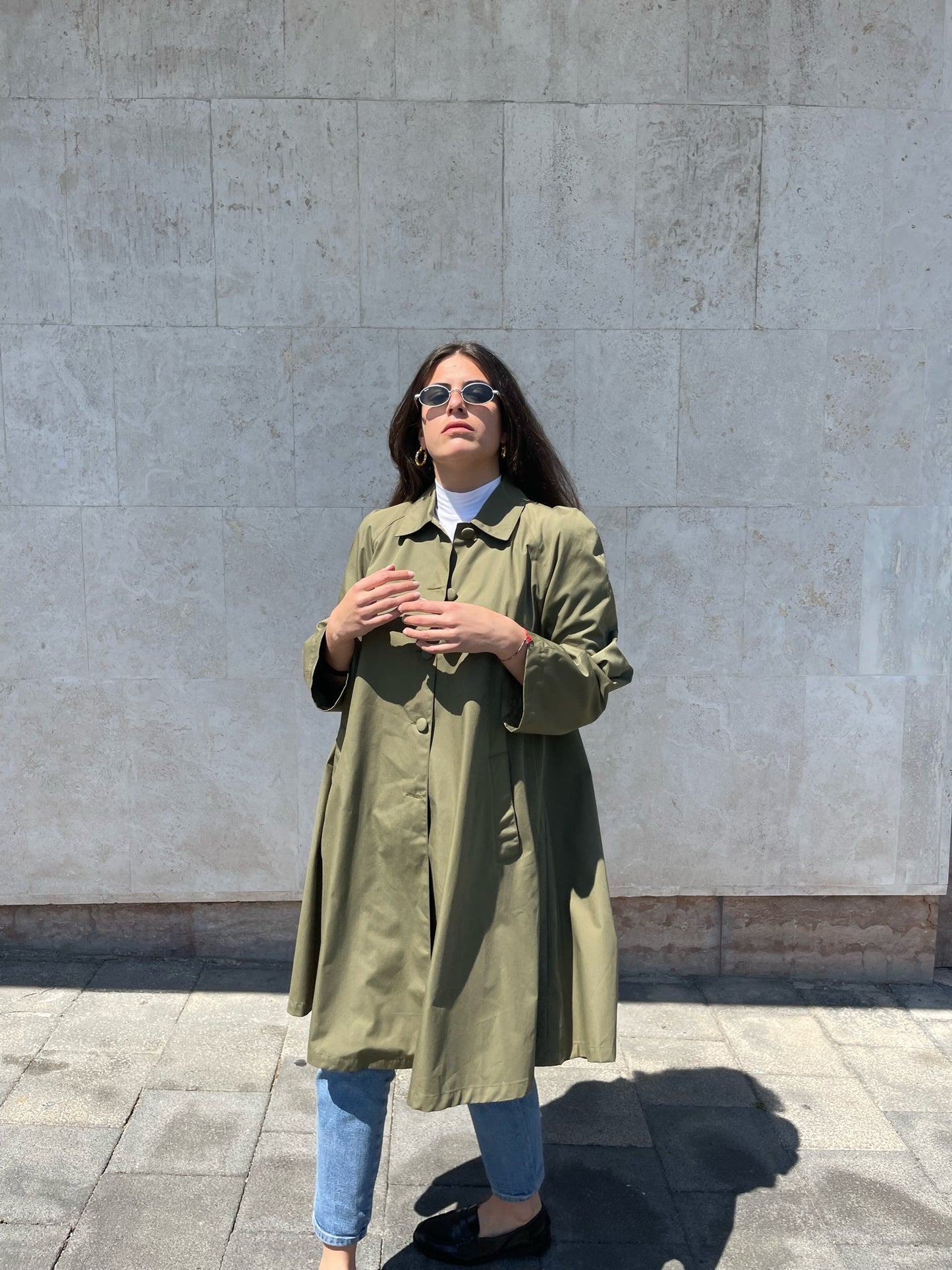 TRENCH VERDE MILITARE