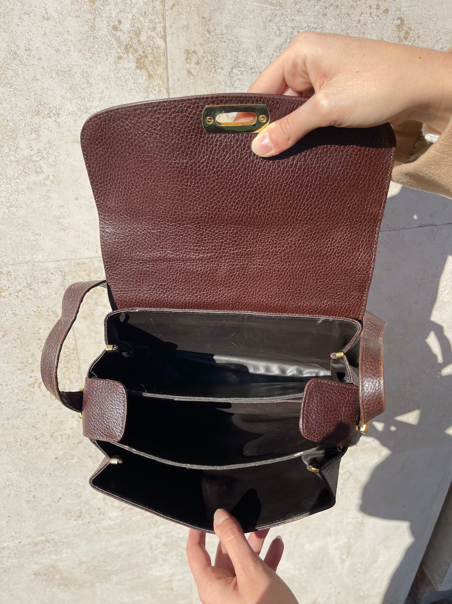 BORSA VINTAGE MARRONE
