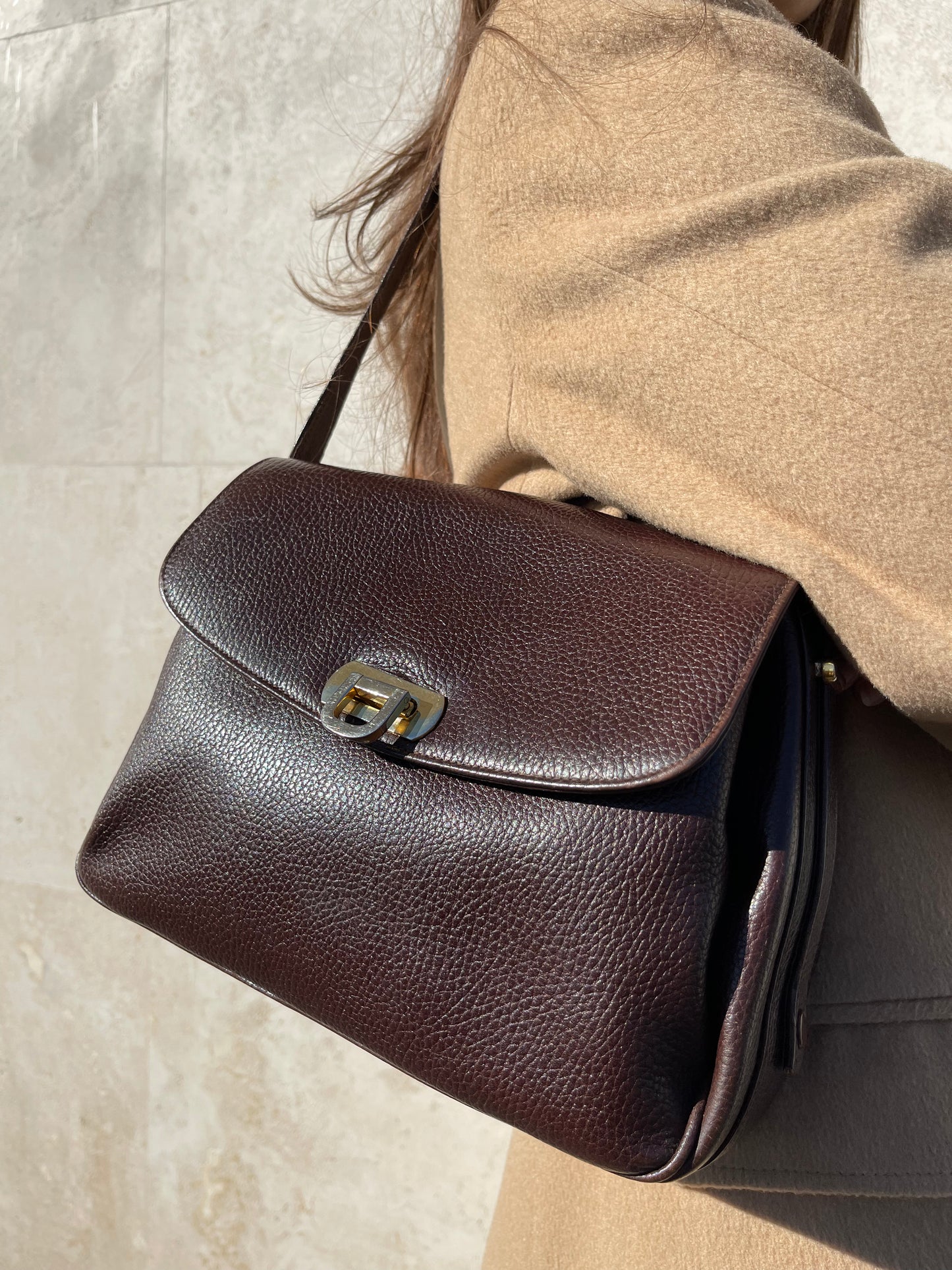 BORSA VINTAGE MARRONE