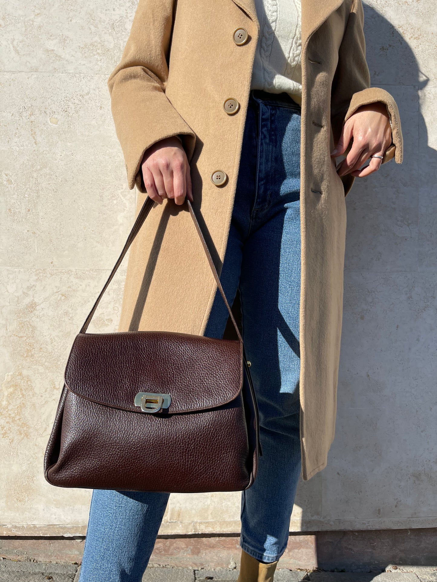 BORSA VINTAGE MARRONE