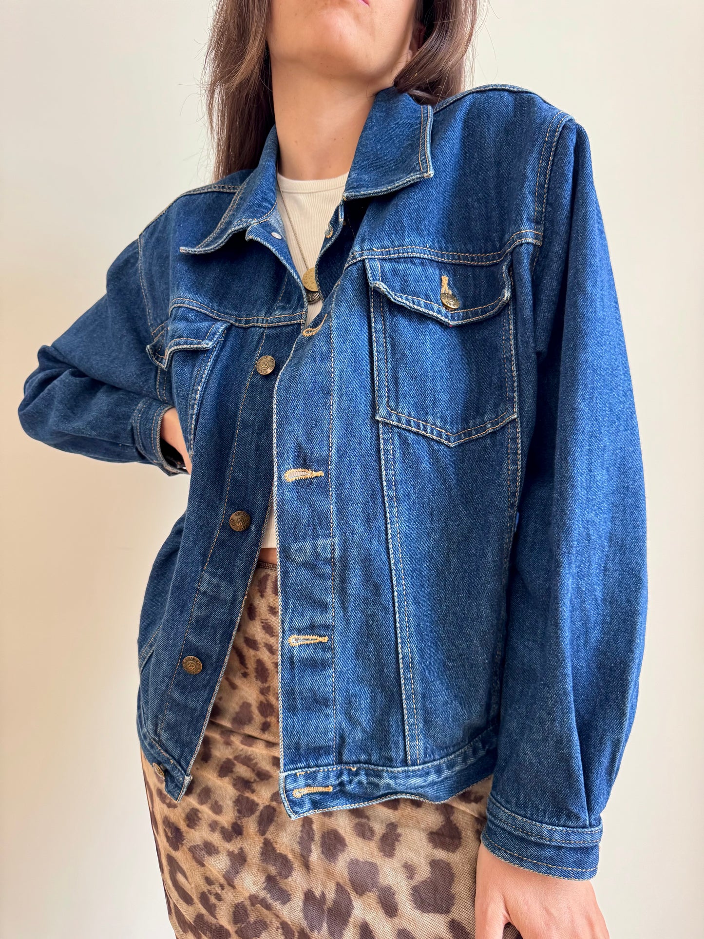 GIACCA IN DENIM BLU ANNI 90