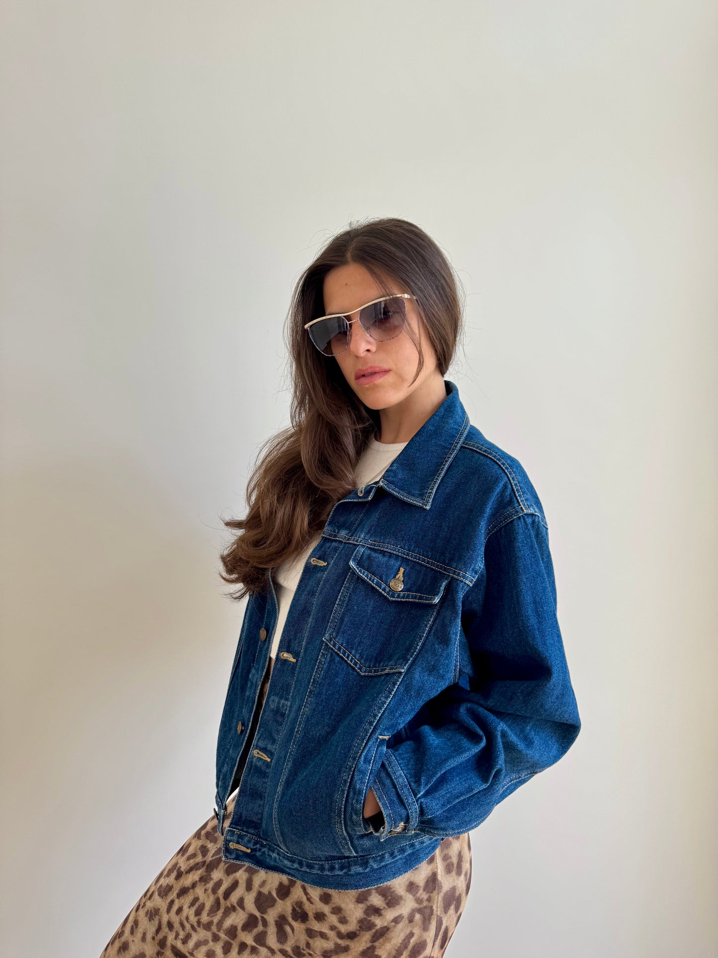 GIACCA IN DENIM BLU ANNI 90