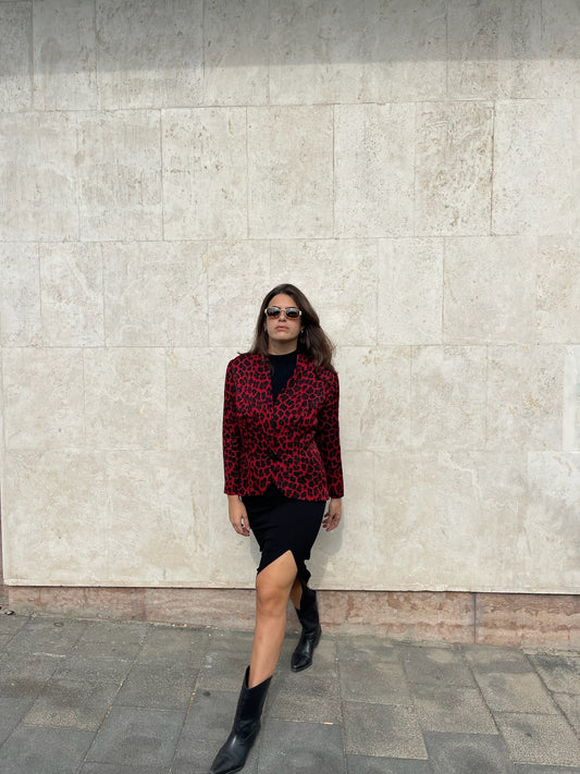 RED ANIMALIER JACKET