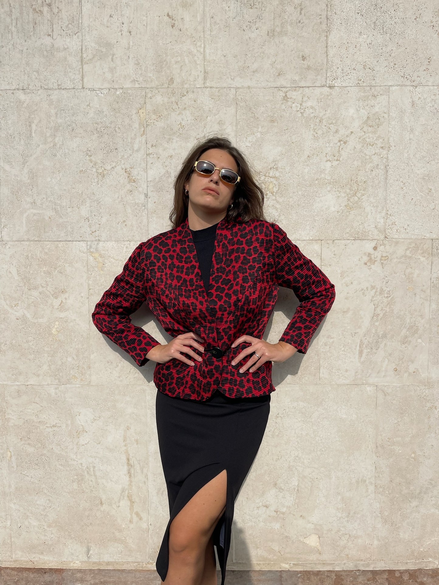 RED ANIMALIER JACKET