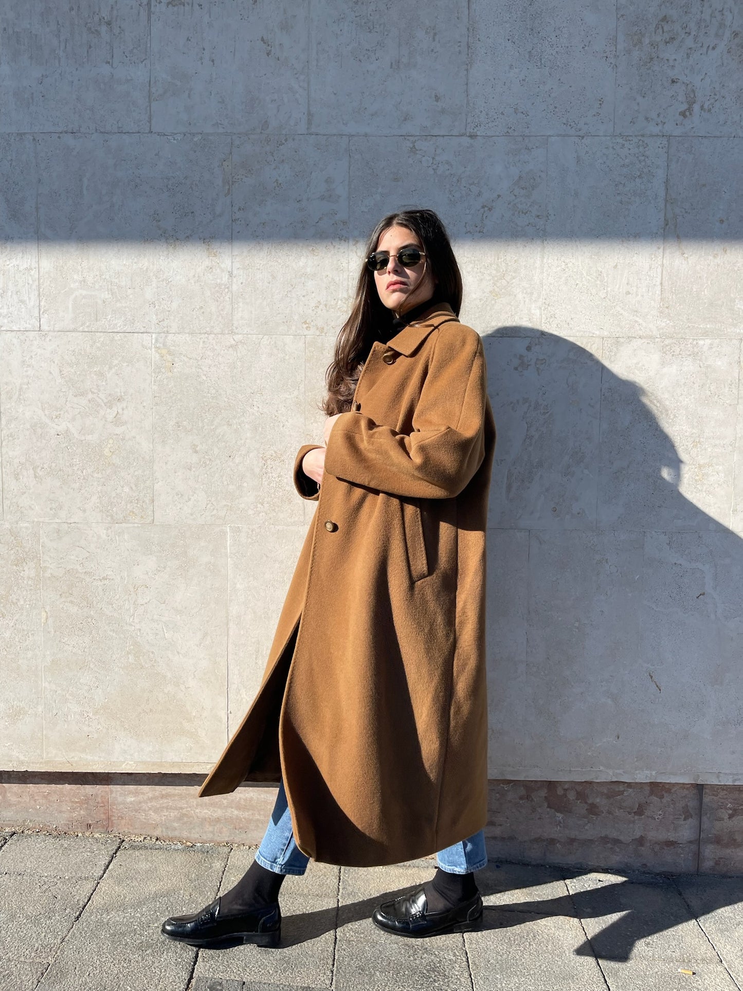 CAPPOTTO CAMMELLO IN LANA