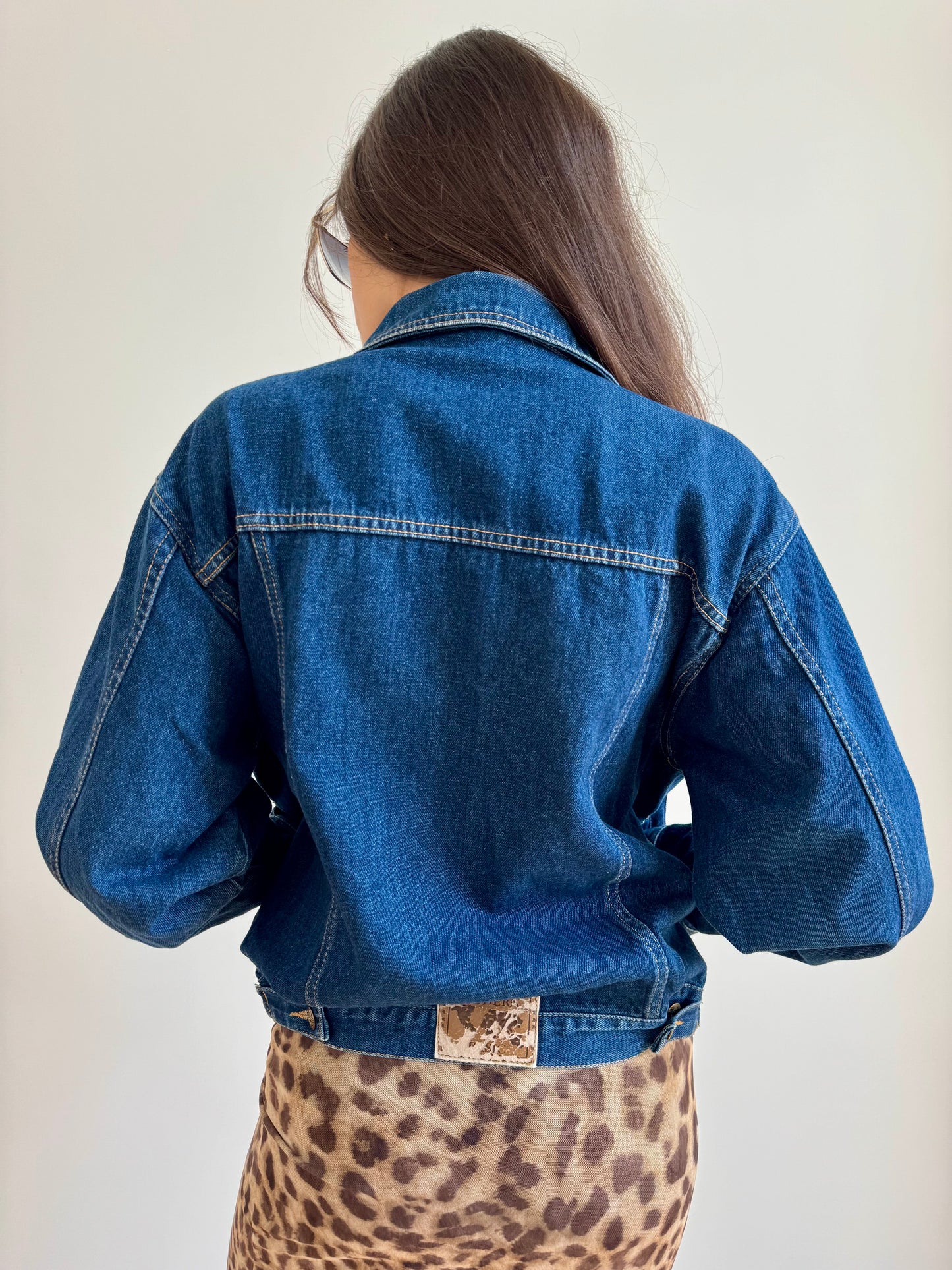 GIACCA IN DENIM BLU ANNI 90
