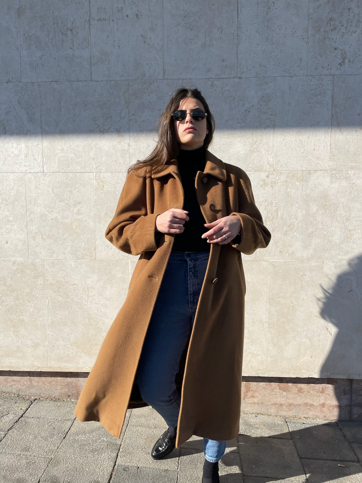 CAPPOTTO CAMMELLO IN LANA