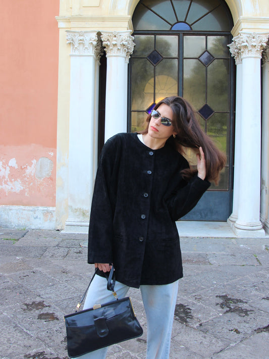 BORSA A SPALLA BLU NAVY