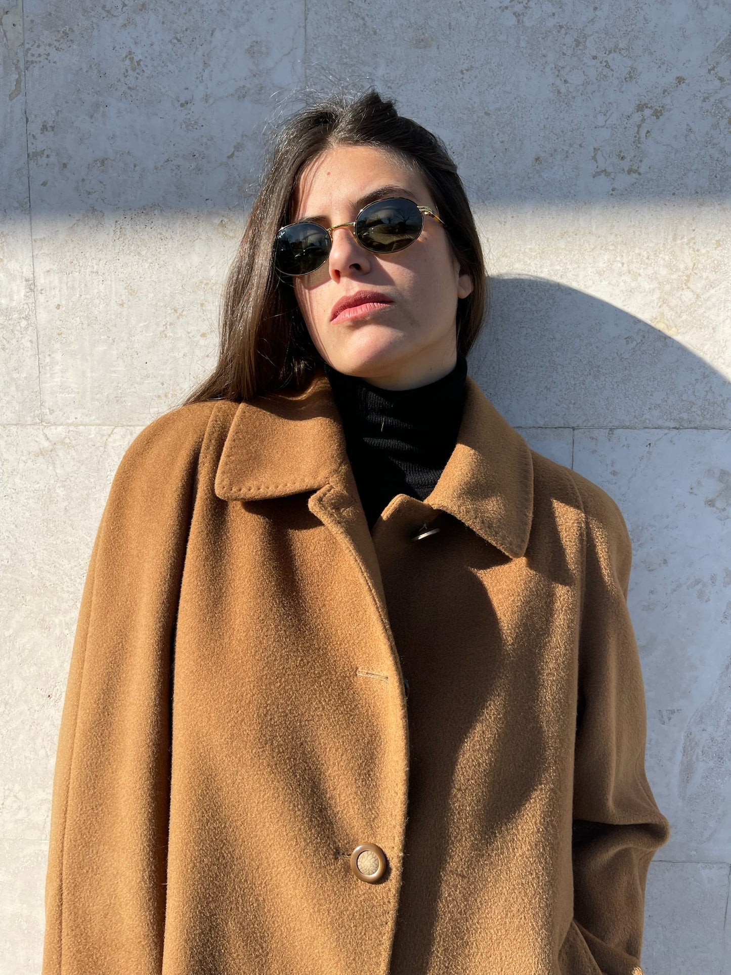 CAPPOTTO CAMMELLO IN LANA