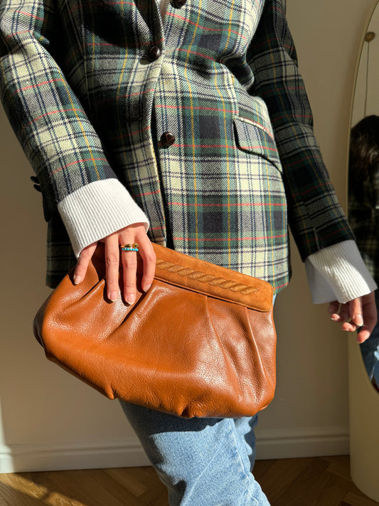 LIGHT BROWN LEATHER BAG