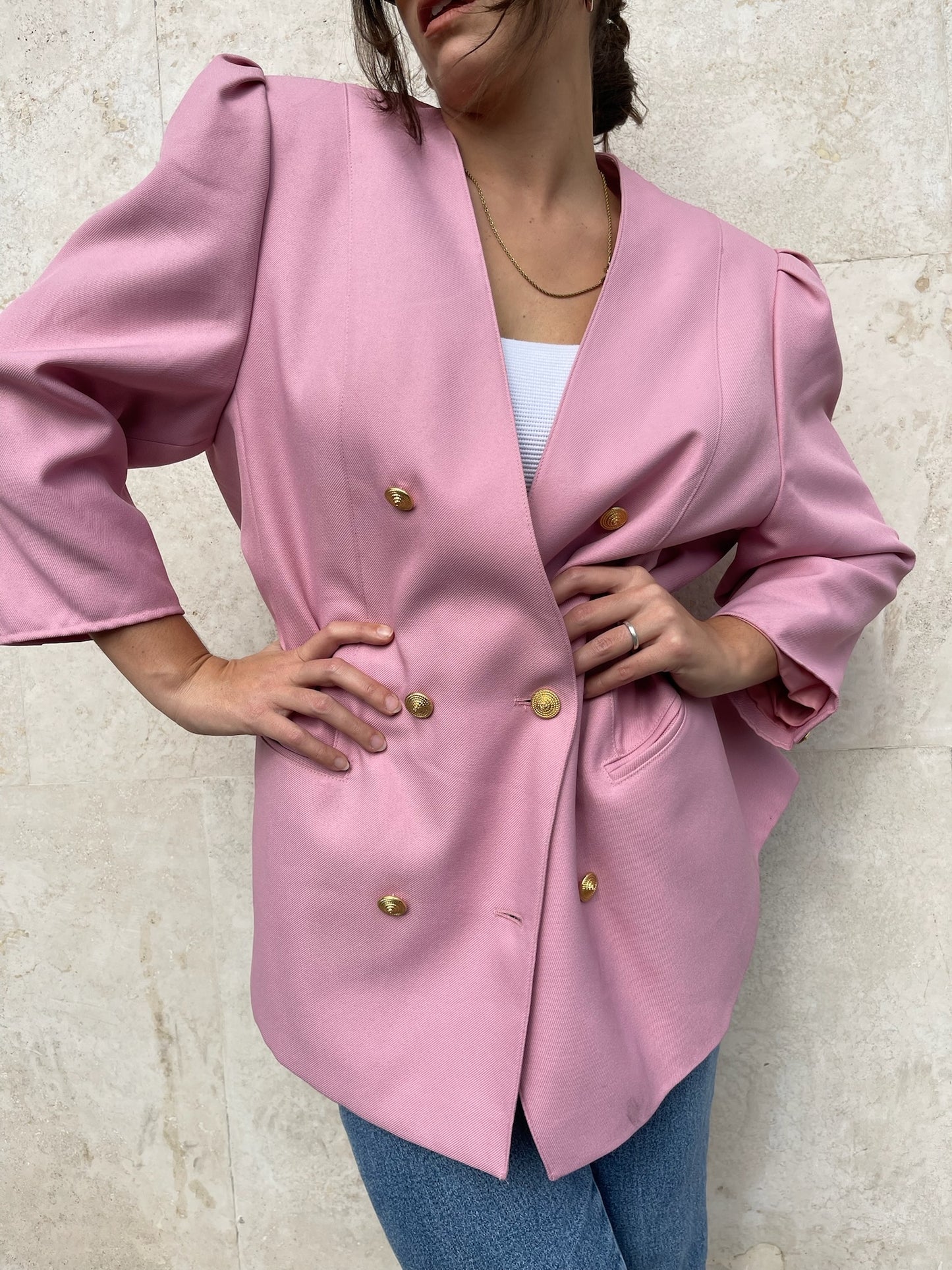 ROMANTIC PINK BLAZER