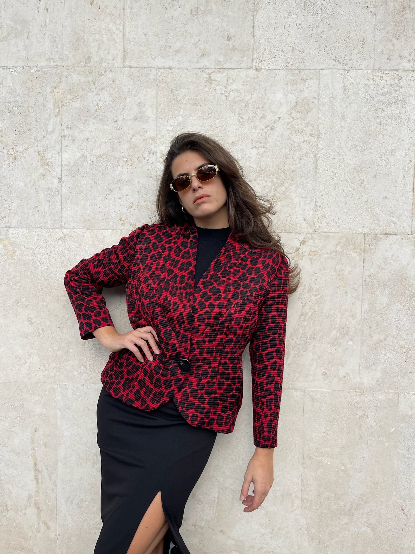 RED ANIMALIER JACKET