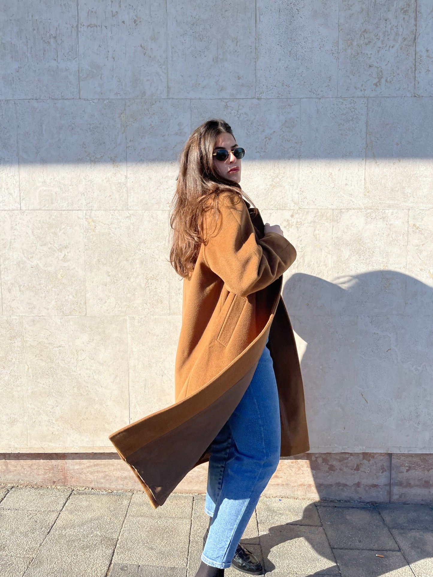 CAPPOTTO CAMMELLO IN LANA