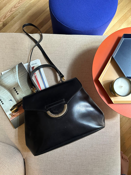 BORSA A MANO IN PELLE