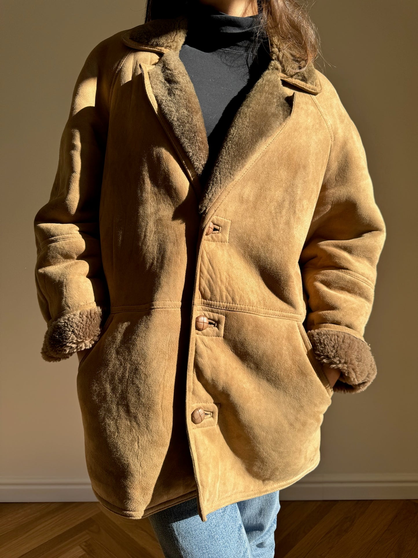 BROWN ORIGINAL SHEARLING