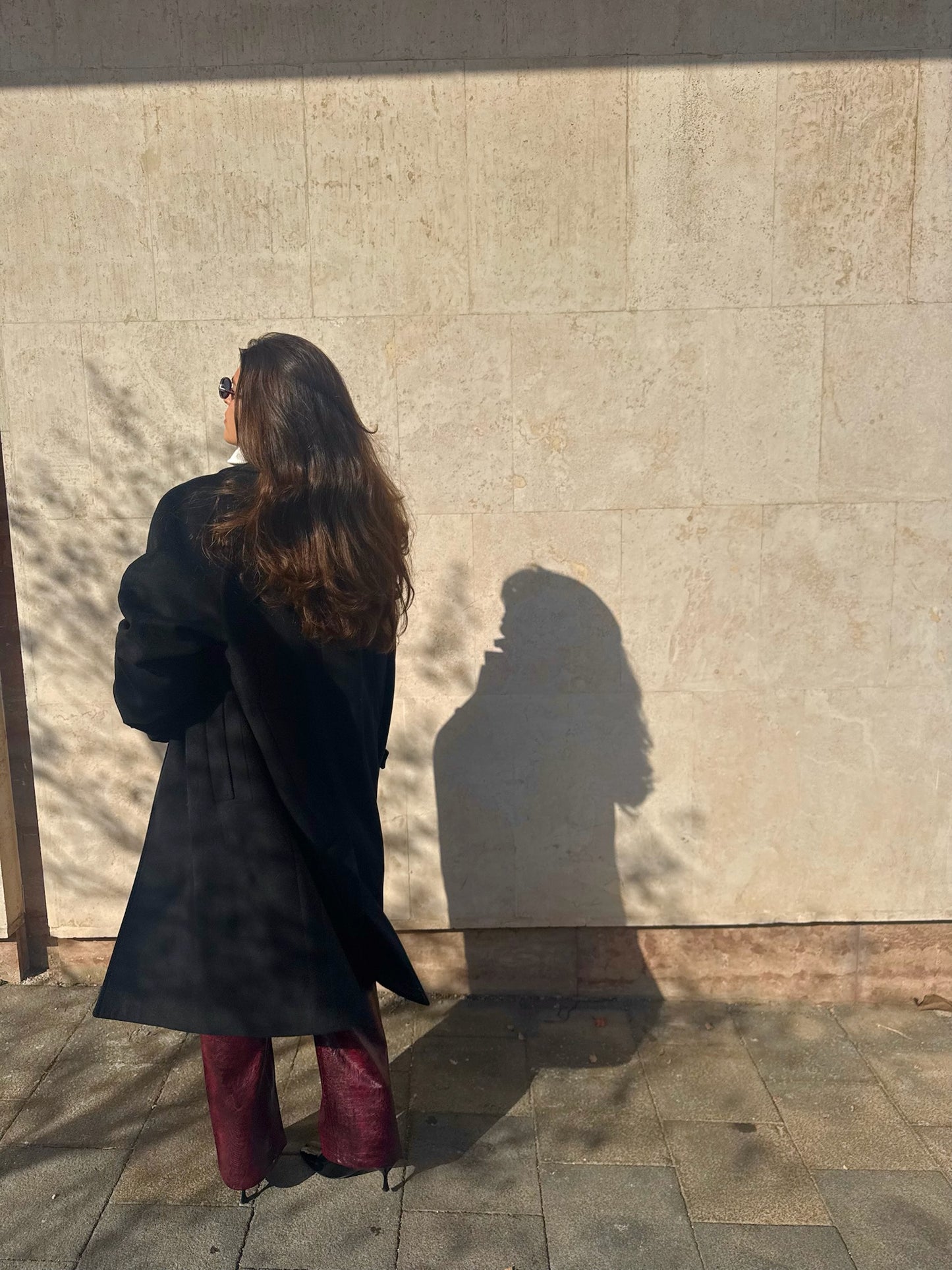 CAPPOTTO NERO LANA & CASHMERE