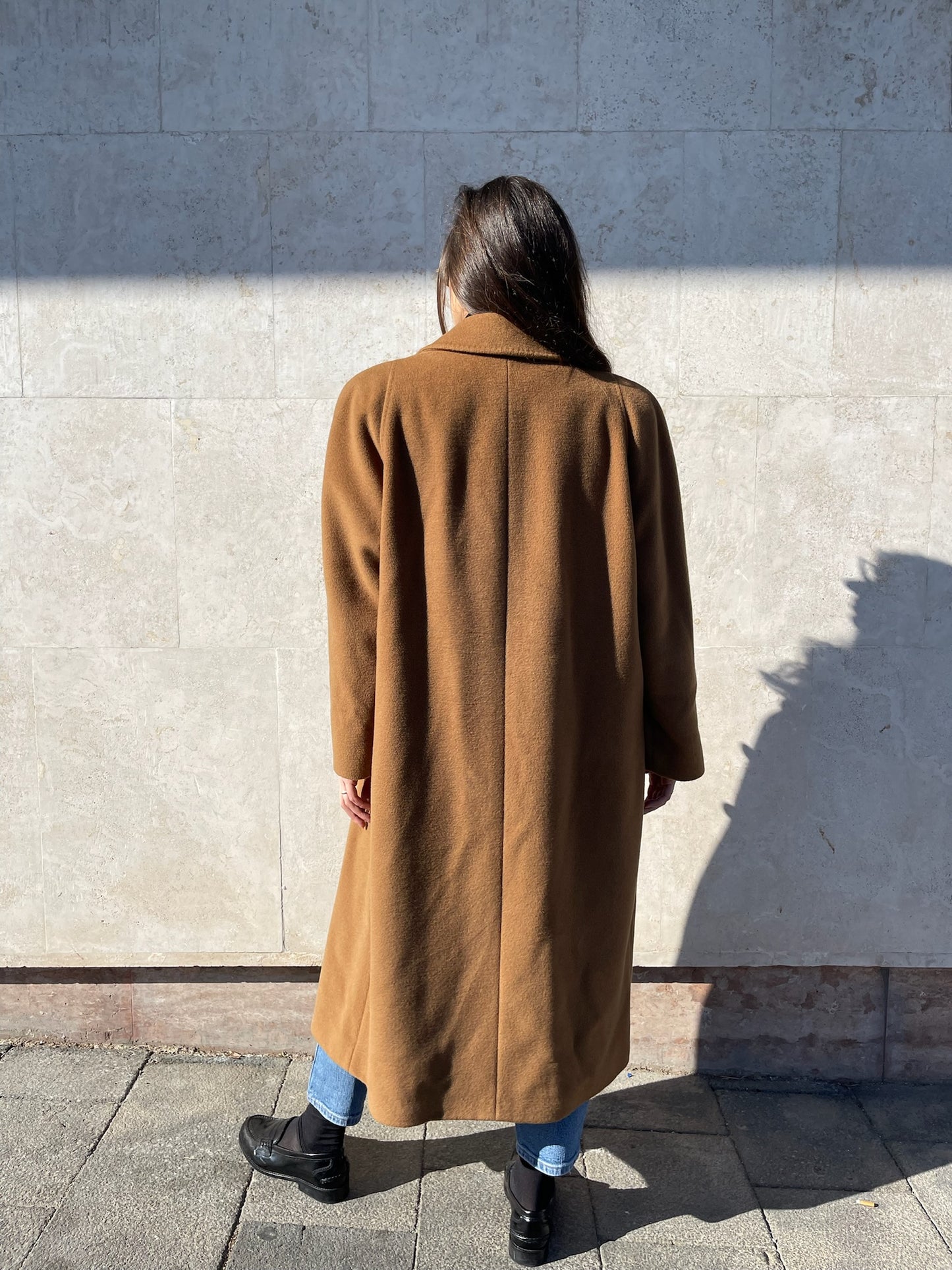 CAPPOTTO CAMMELLO IN LANA