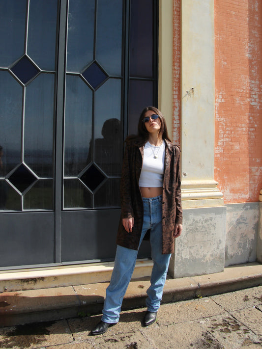 CAPPOTTO VINTAGE ANIMALIER