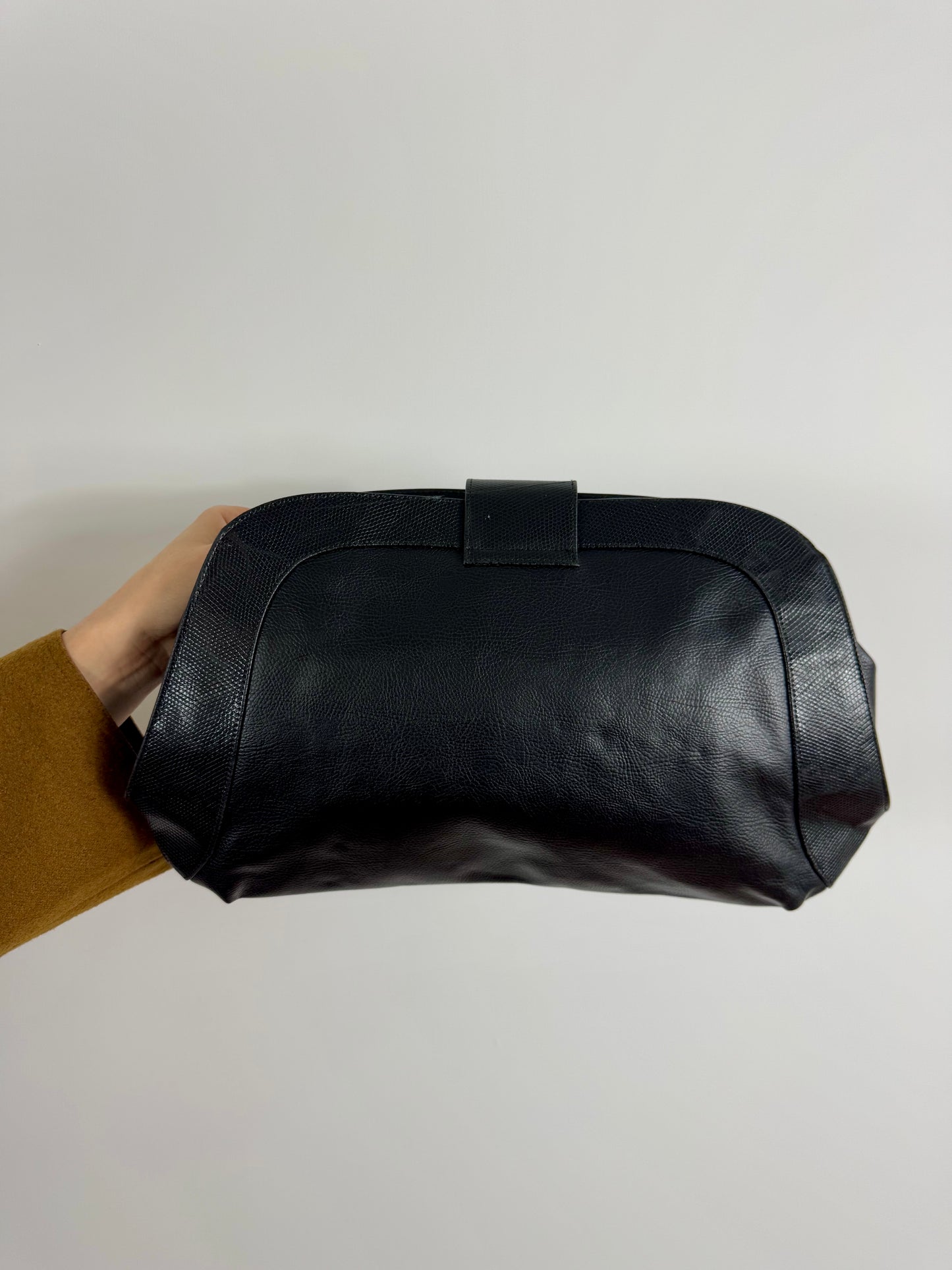 CLUTCH IN VERA PELLE