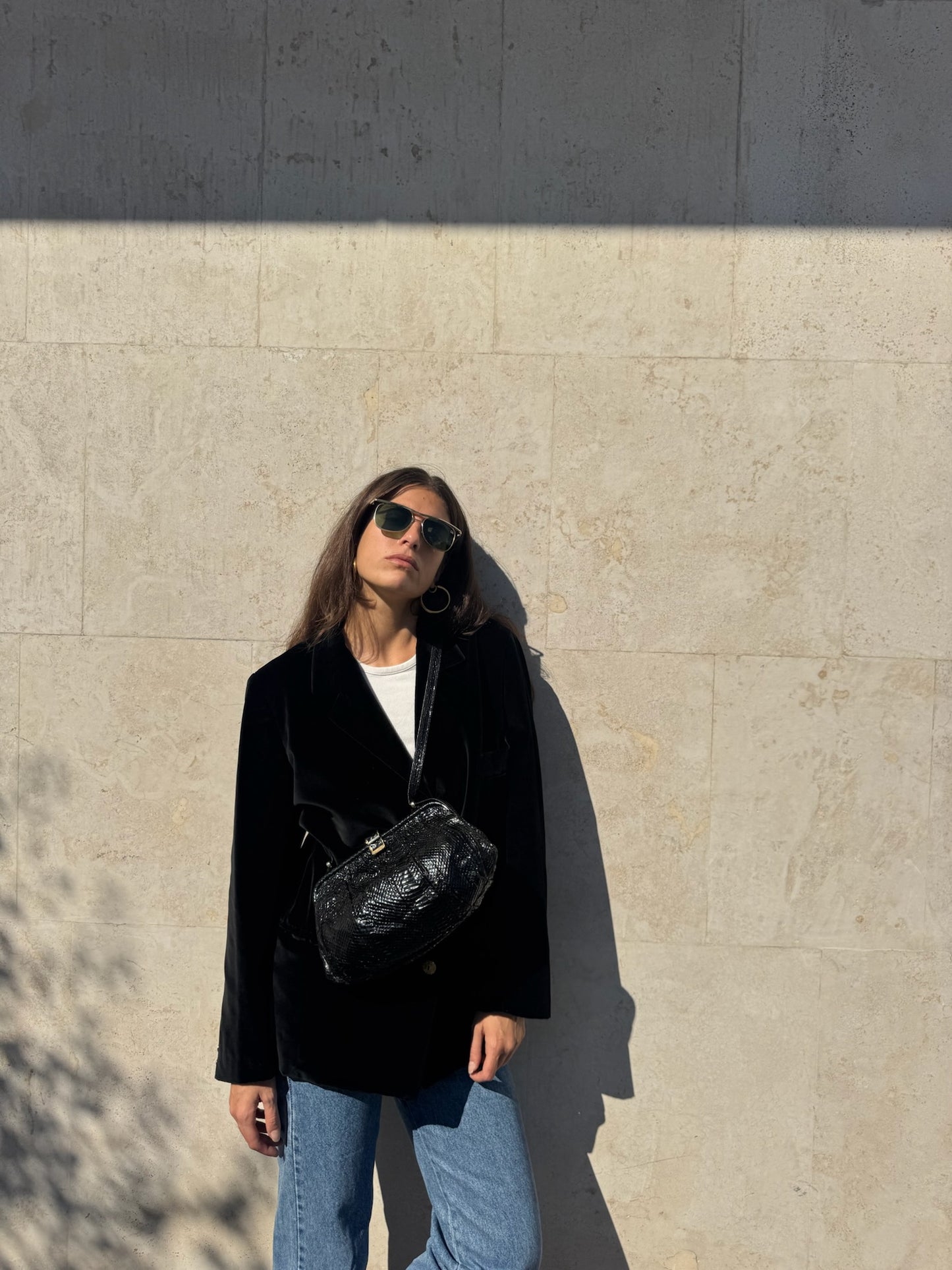 POCHETTE CON TRACOLLA PITONE