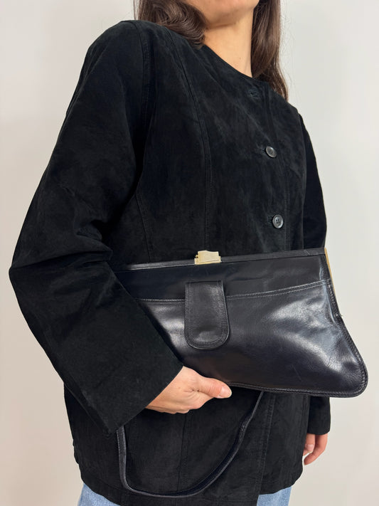 BORSA A SPALLA BLU NAVY