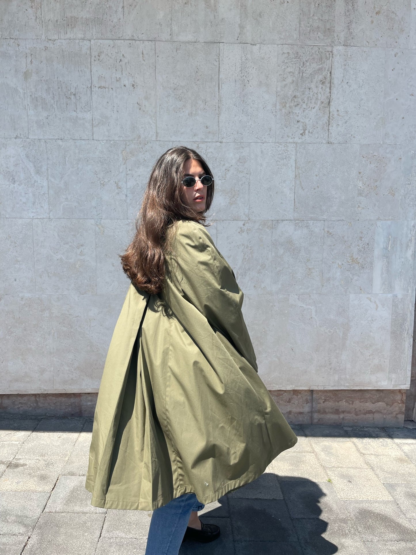 TRENCH VERDE MILITARE