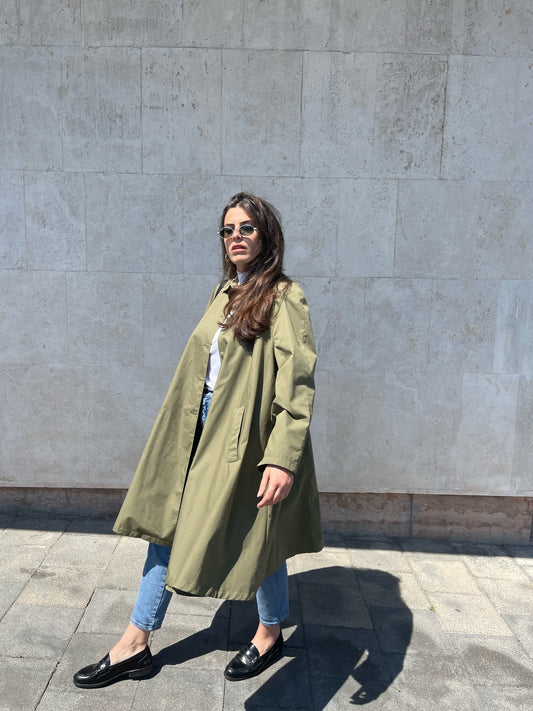 TRENCH VERDE MILITARE
