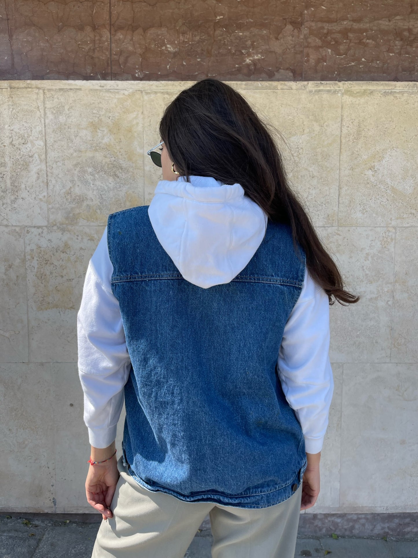 GILET IN DENIM