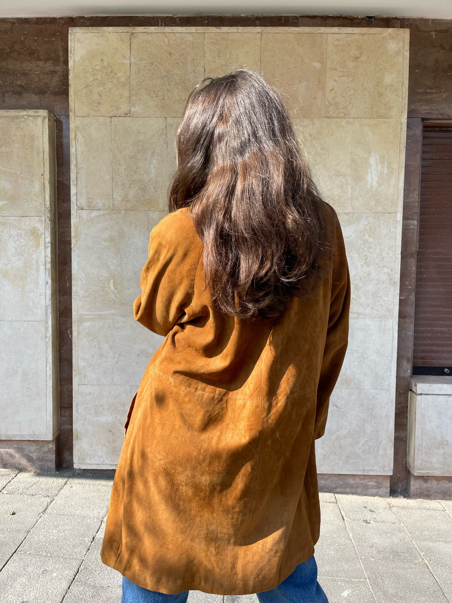 GIACCA LUNGA IN CAMOSCIO