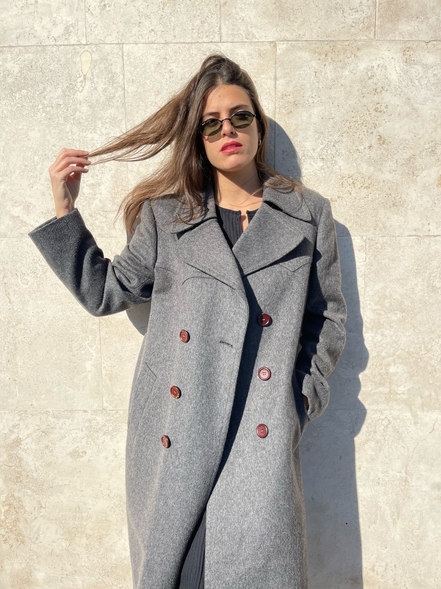 CAPPOTTO GRIGIO DOPPIOPETTO