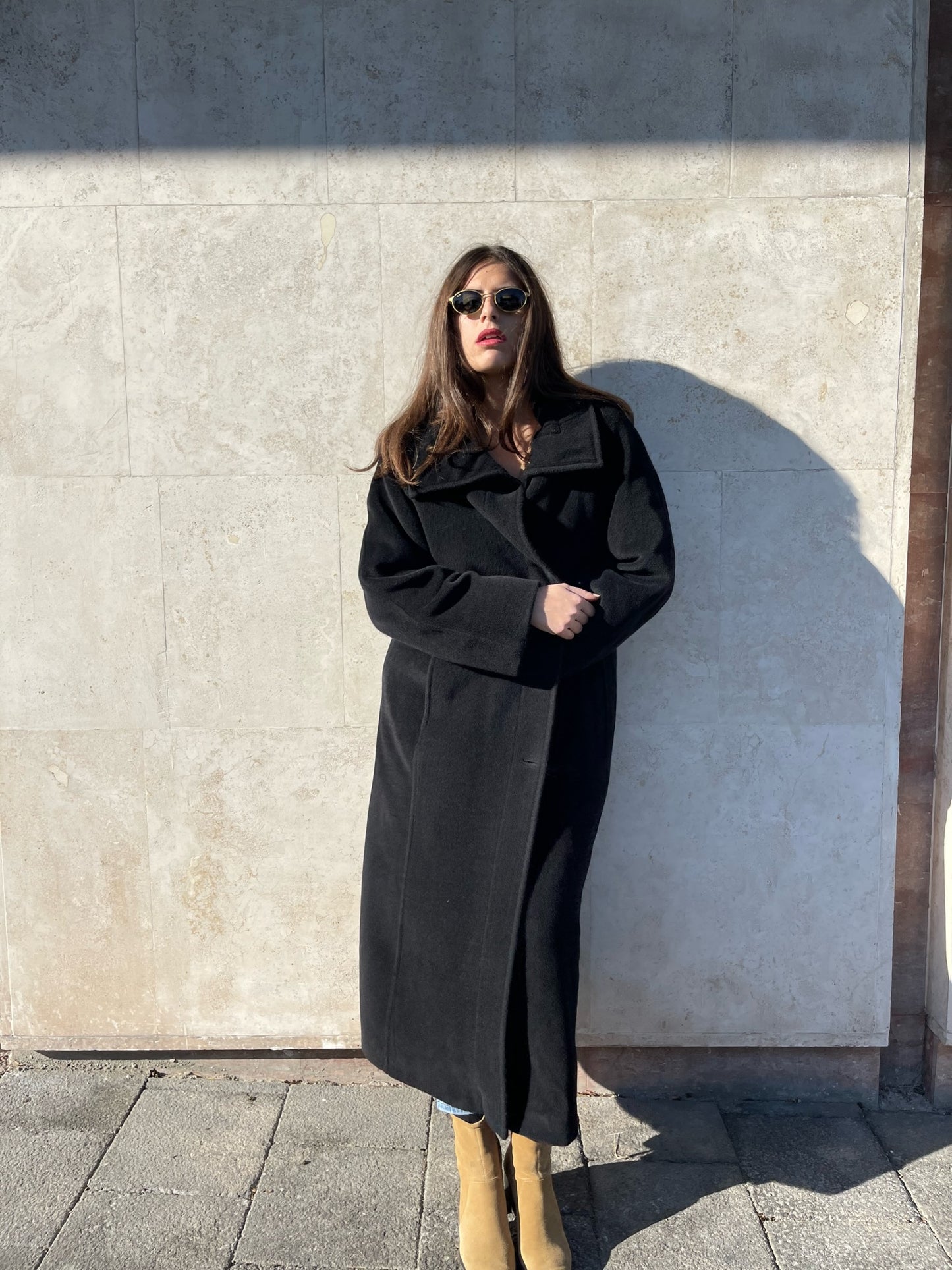 CAPPOTTO NERO IN LANA