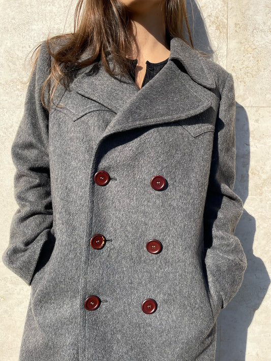 CAPPOTTO GRIGIO DOPPIOPETTO