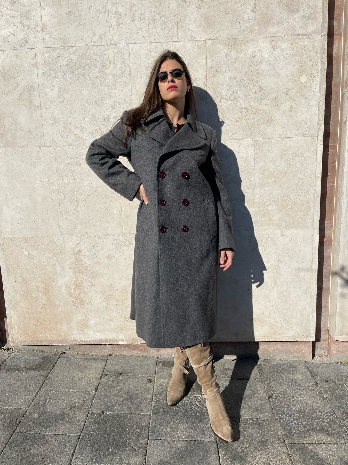 CAPPOTTO GRIGIO DOPPIOPETTO