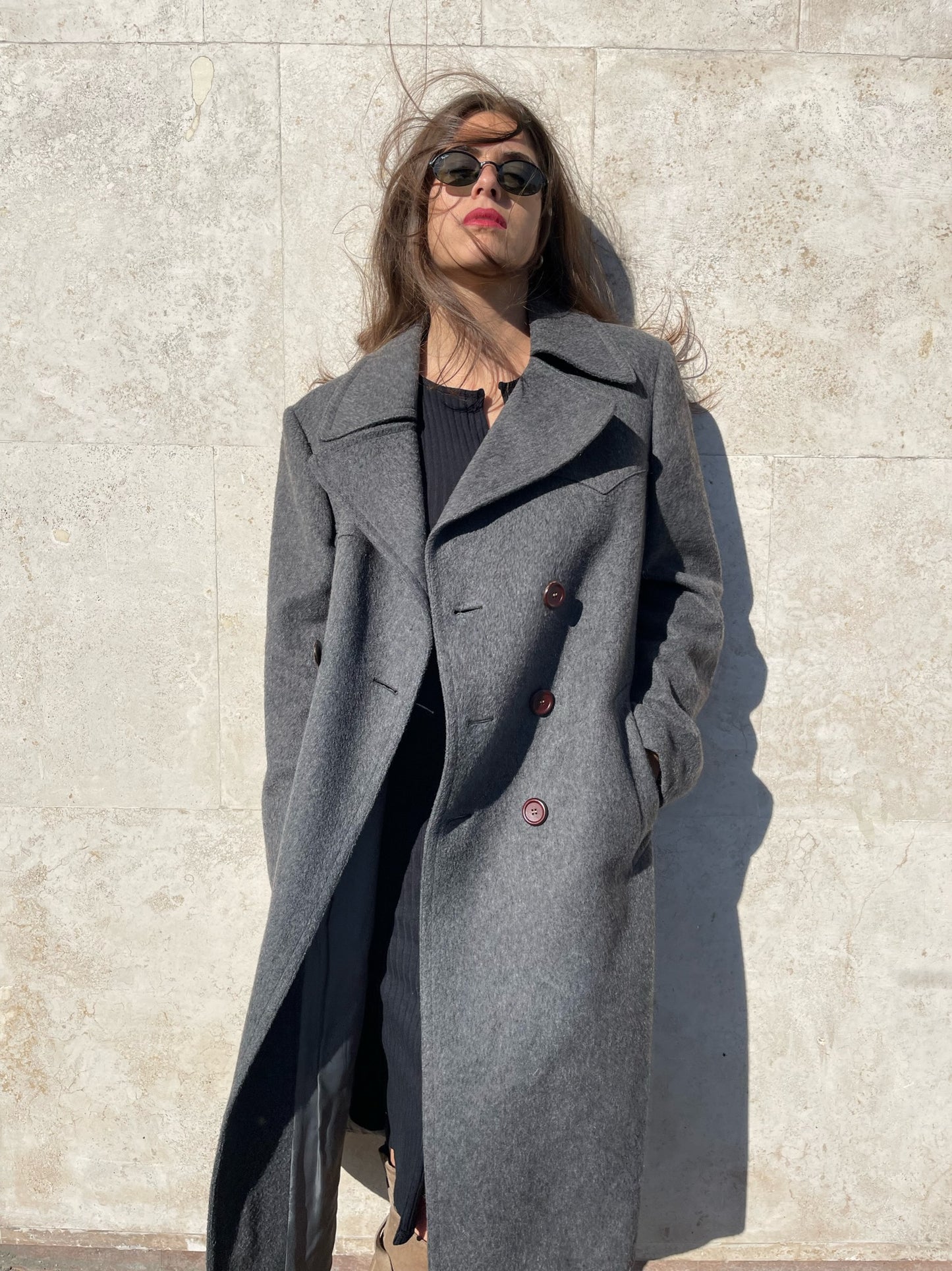 CAPPOTTO GRIGIO DOPPIOPETTO